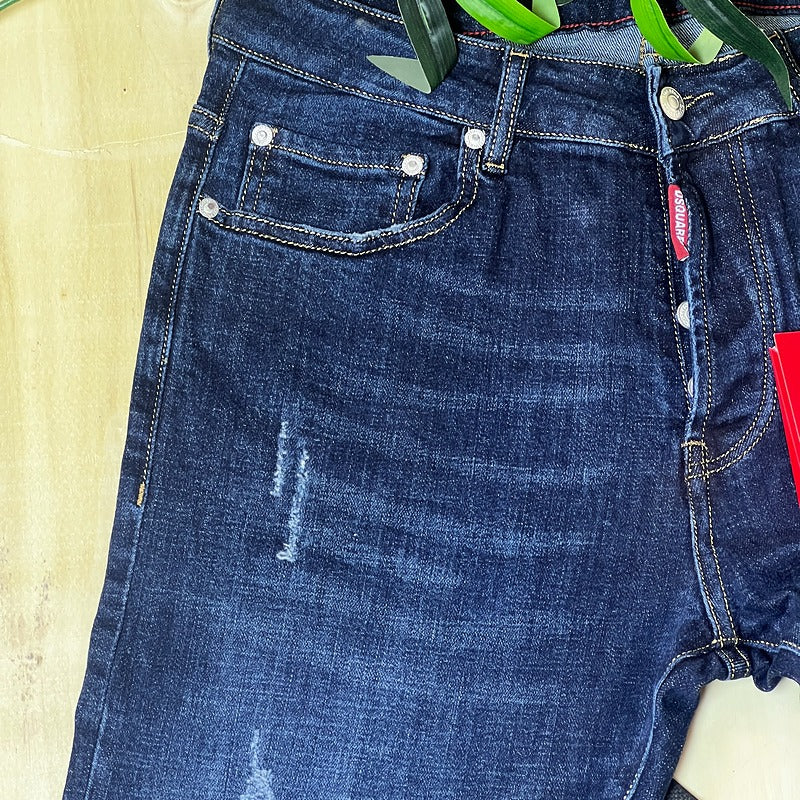 Jeans DsQ2 Bleu Marine 9118 Coupe Normale