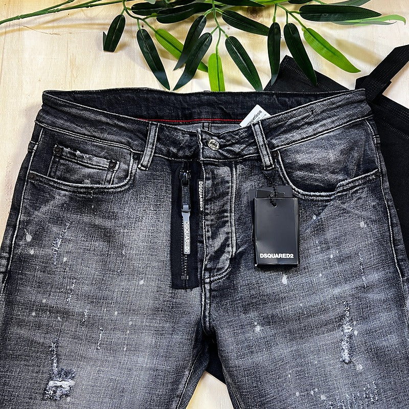 Jeans DSC 2 718 Gris Noir Slim
