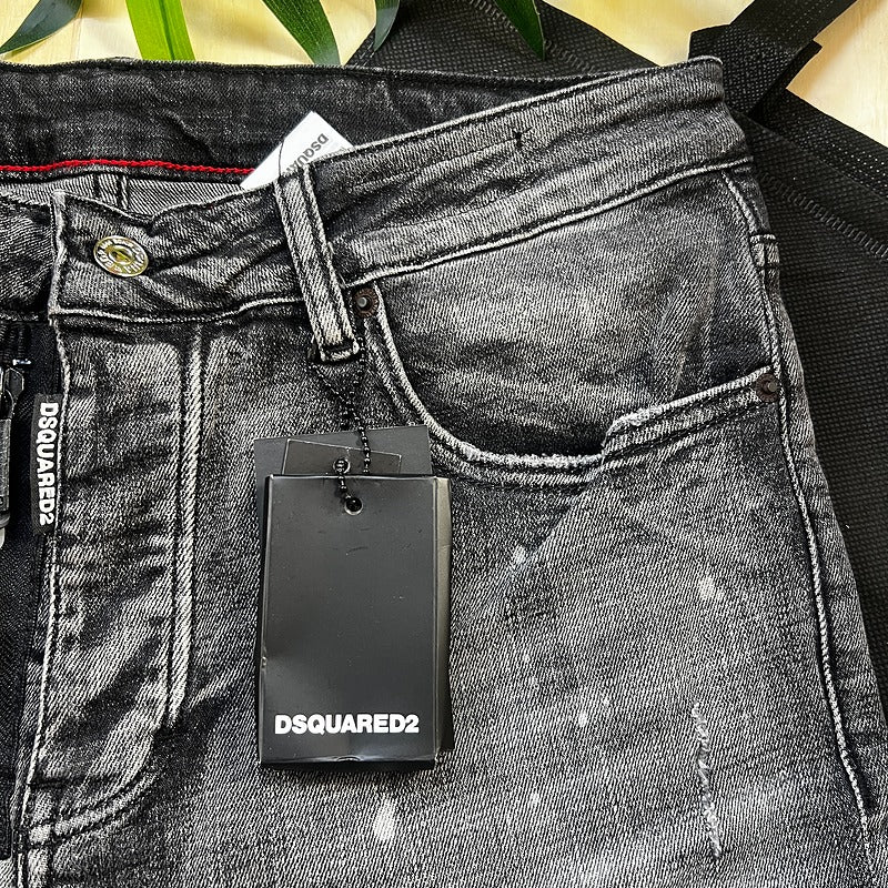 Jeans DSC 2 718 Gris Noir Slim