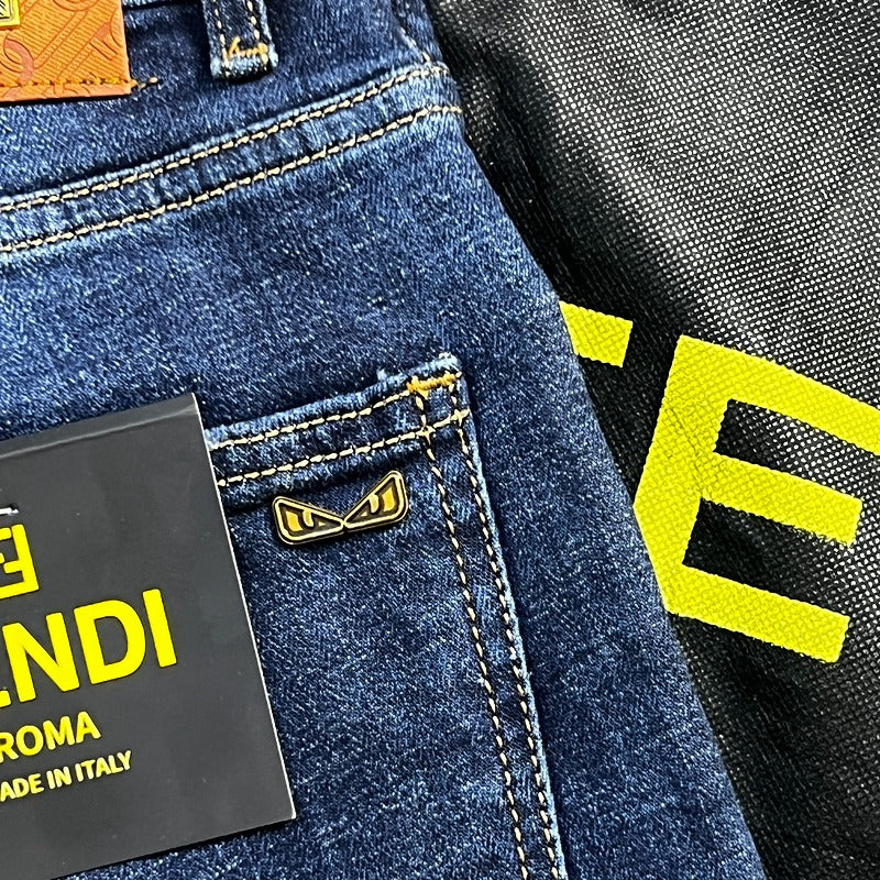 Jeans Fendi 767 Bleu Slim