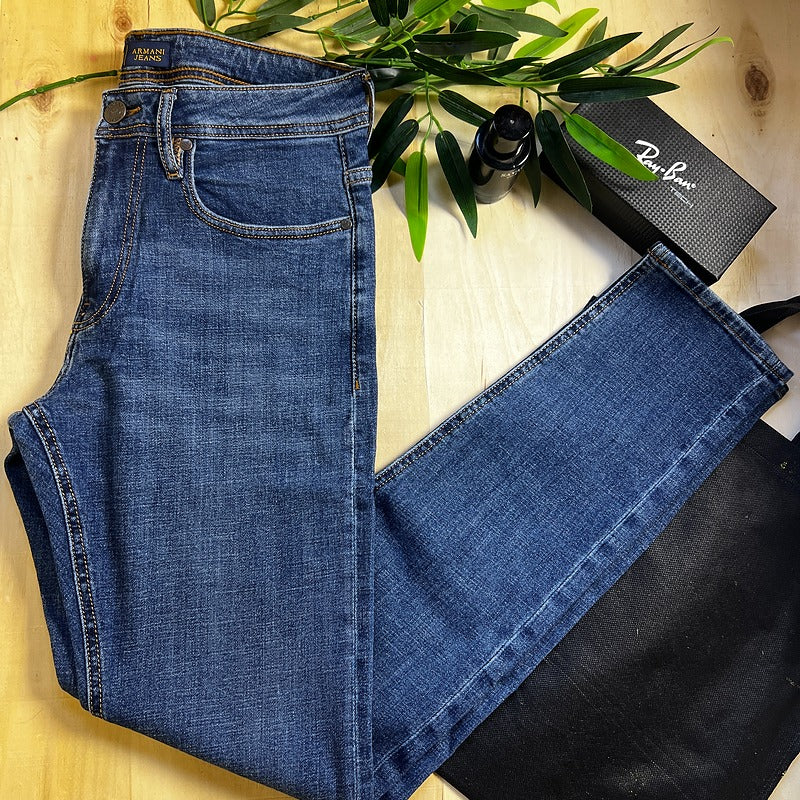 Jeans ARM Bleu Marine 717 Coupe Normale