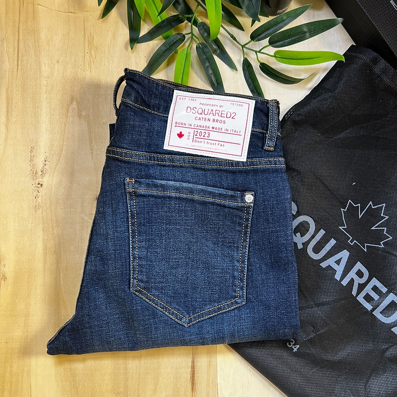 Jeans DsQ2 Bleu Marine 9118 Coupe Normale