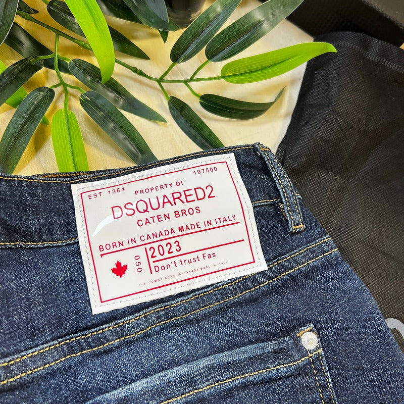 Jeans DsQ2 Bleu Marine 9118 Coupe Normale