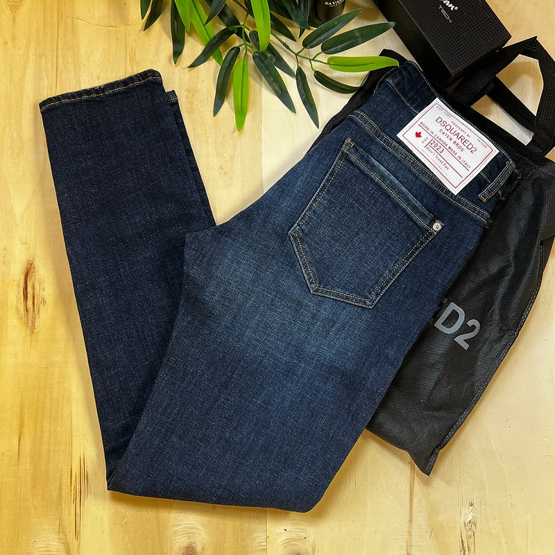 Jeans DsQ2 Bleu Marine 9118 Coupe Normale