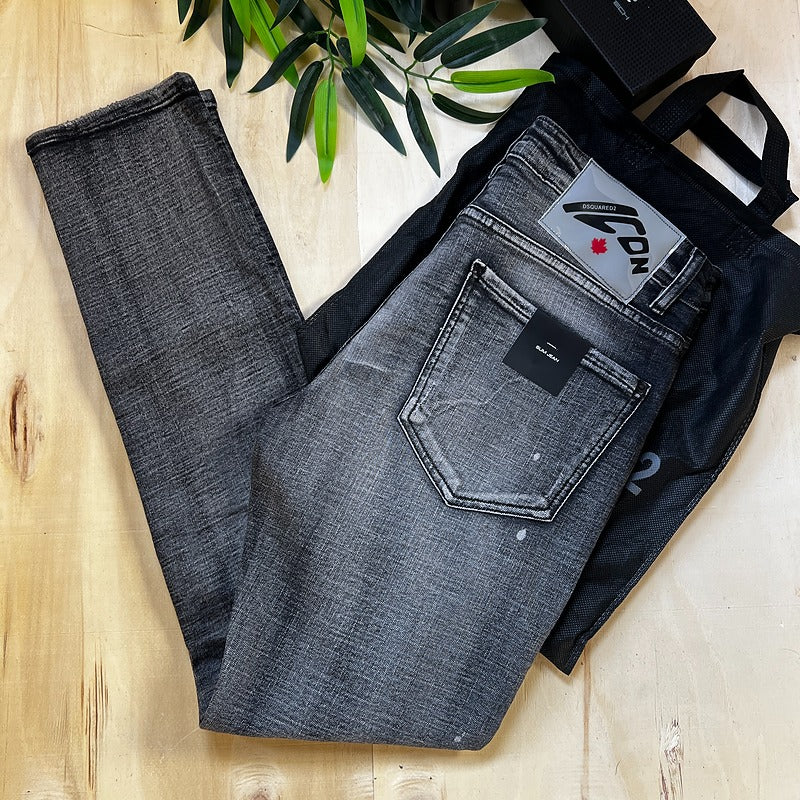 Jeans DSC 2 718 Gris Noir Slim