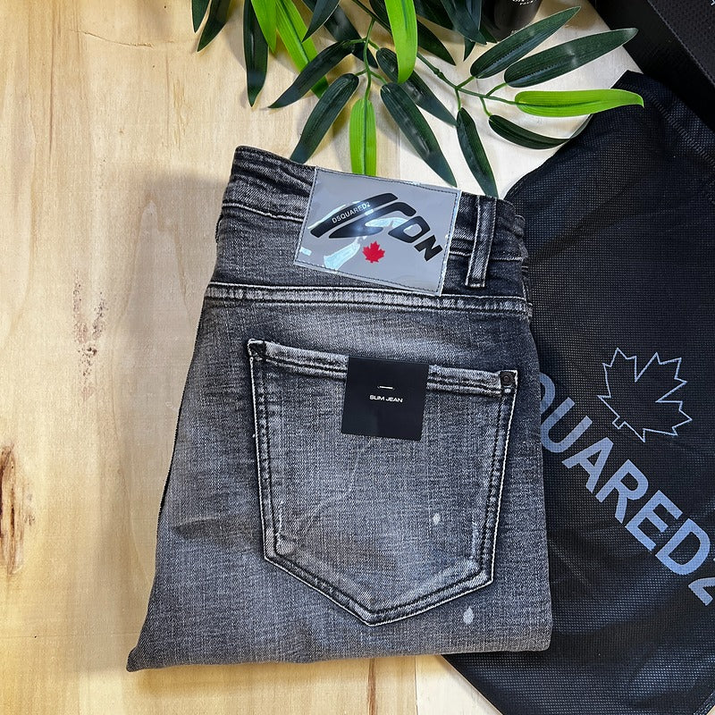 Jeans DSC 2 718 Gris Noir Slim