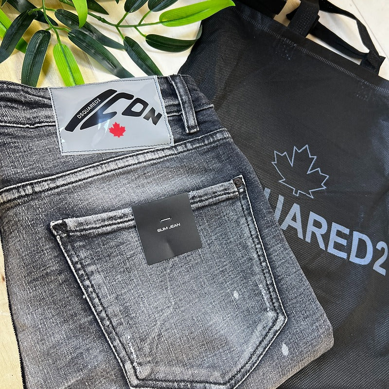 Jeans DSC 2 718 Gris Noir Slim