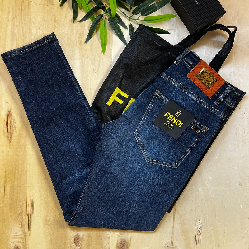 Jeans Fendi 767 Bleu Slim