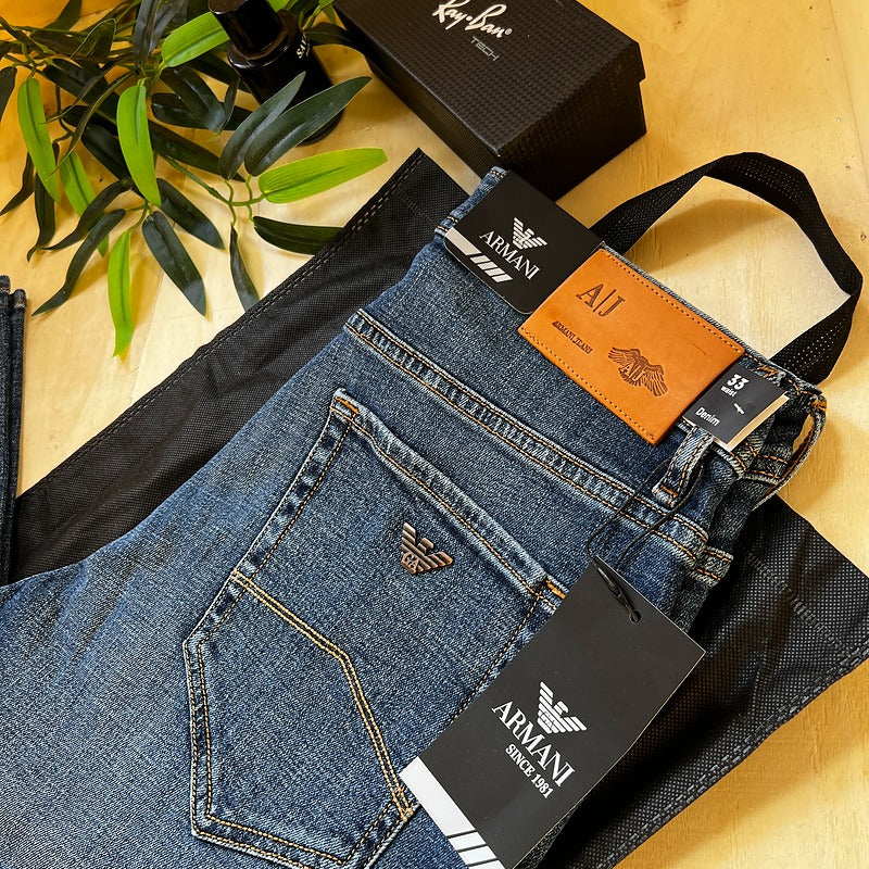 Jeans ARM Bleu Marine 717 Coupe Normale