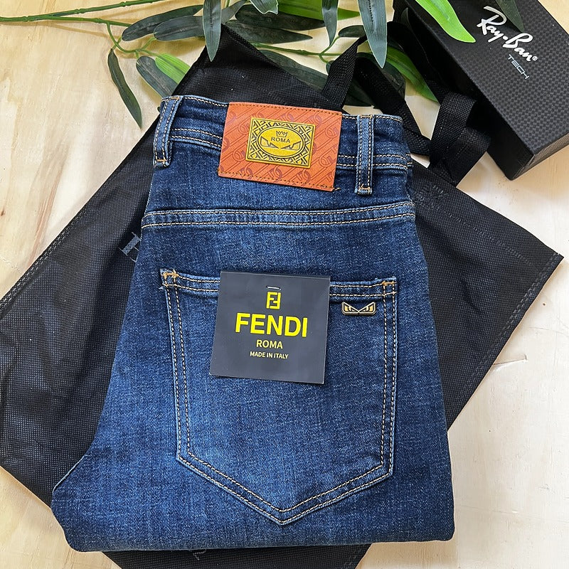 Jeans Fendi 767 Bleu Slim